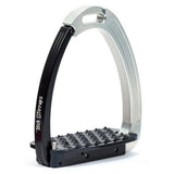 Tech stirrups venice black and silver safety stirrup from Equissimo