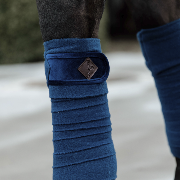 Kentucky Horsewear Polar Fleece Base Velvet Bandages