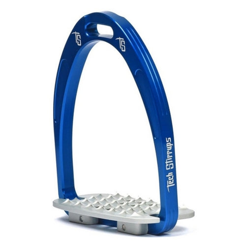 Tech stirrups iris cross country in blue from Equissimo