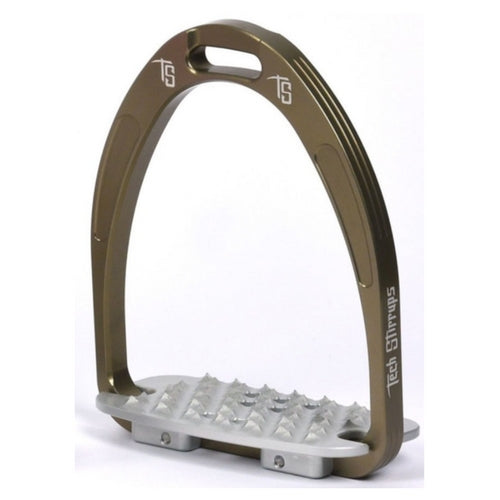 Tech stirrups iris cross country in brown from Equissimo