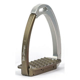 Tech stirrups venice brown and silver safety stirrup from Equissimo