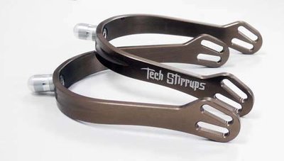 Tech stirrups milan spurs in brown from Equissimo