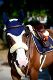 Kentucky Horsewear fly veil blue Equissimo