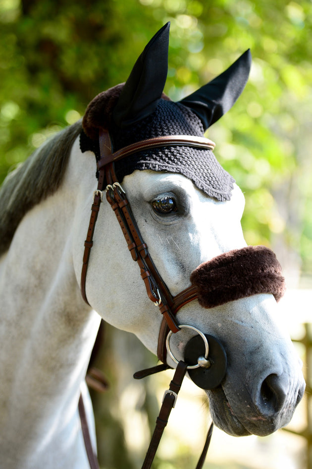 Kentucky Horsewear fly veil navy Equissimo